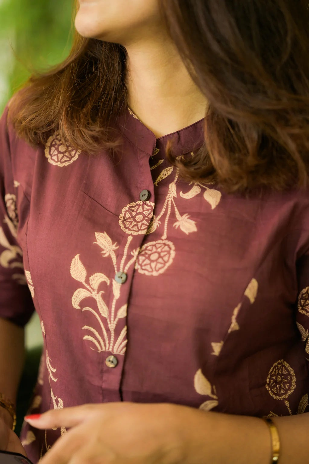 Vani Maroon Beautifull Co-ord Set