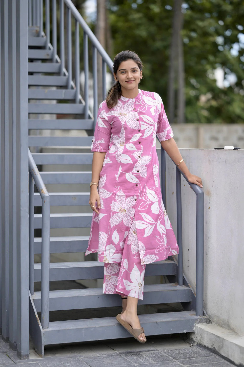 Vani Pink Beautifull Co-ord Set