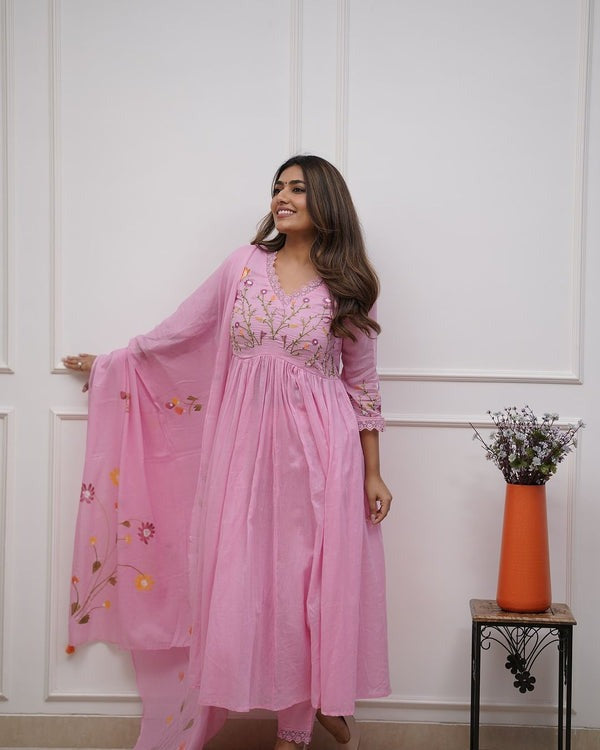 Libas Premium  Beautiful Embroidery And Sequence Work Kurta Set For Women