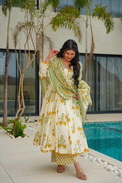 Libas Vaidehi Cotton Suit Set