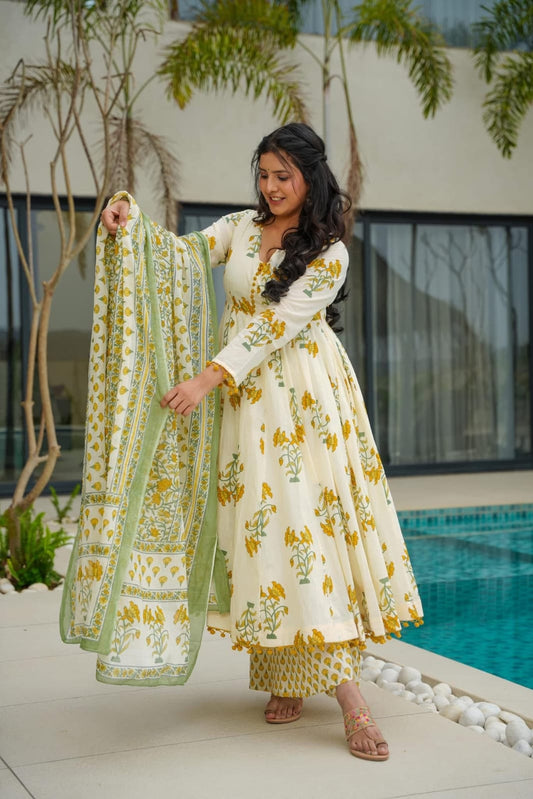 Libas Vaidehi Cotton Suit Set